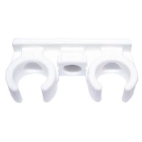 KLEMRRBRER PLAST    15MM   DOBBELT