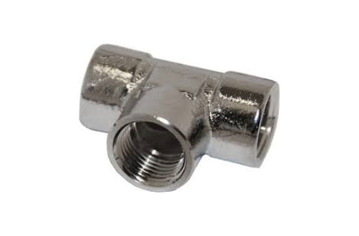 MESSING TEE       CROM 1/2"