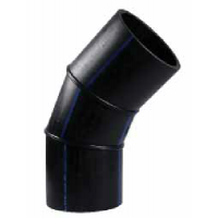 45° VINKEL LANG PE100 SDR17 63 MM