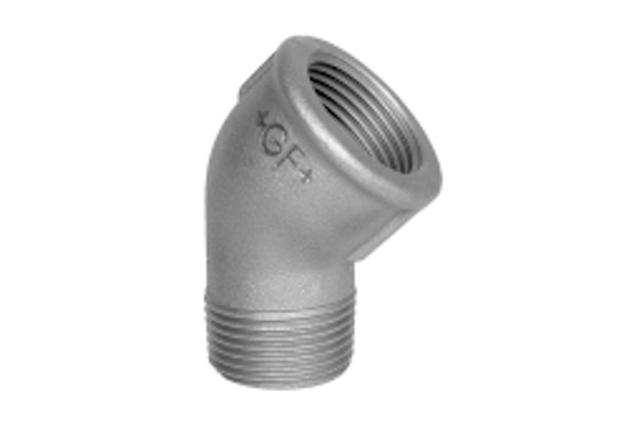 VINKEL 45G M/N SORT  1.1/4"