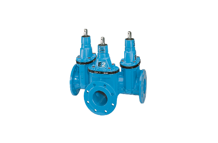 HAWLE DN100 3-VEJS VENTIL 