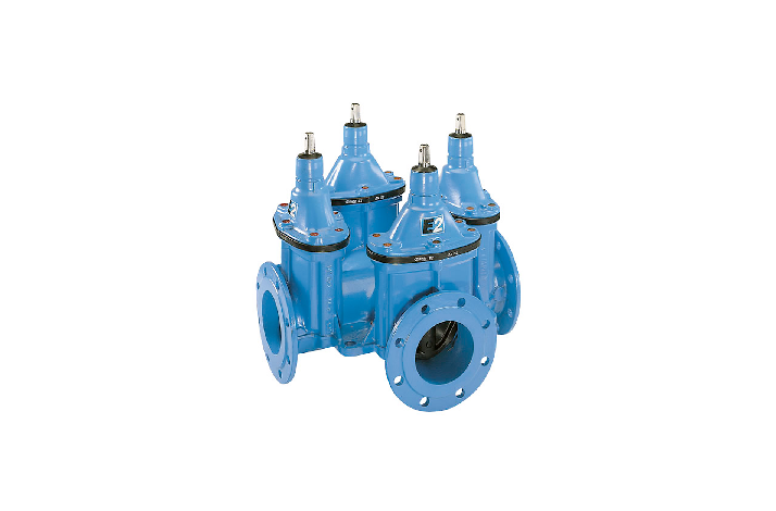 HAWLE DN100  4-VEJS VENTIL