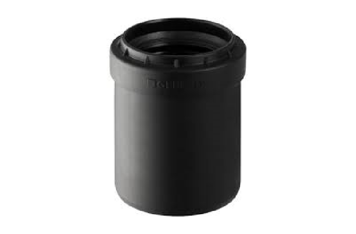 SILENT-PP RED  KORT  50- 40 MM