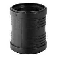 SILENT-PP DOBBELTMUFFE  50 MM