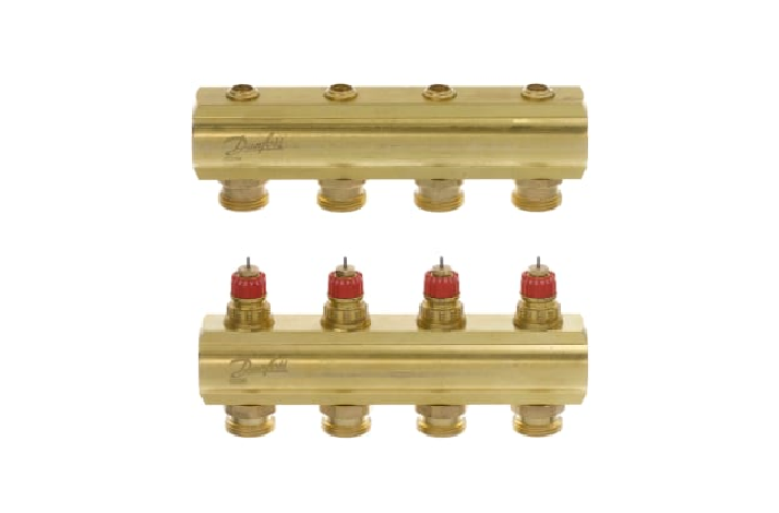 FHF-4 GULVVARMEMANIFOLD 4+4