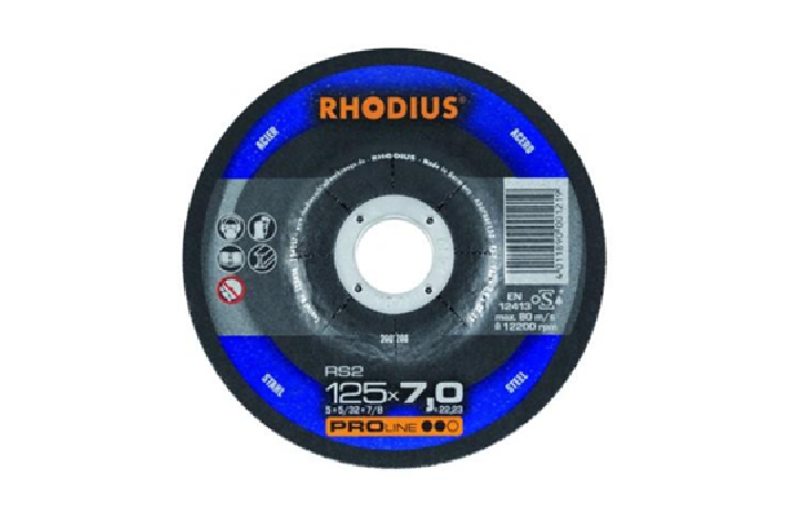 RHODIUS SKRUBSKIVE 125X7,0 RS2