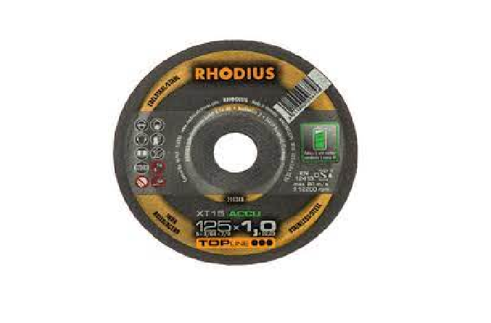 RHODIUS SK. SKIVE 125X1XT10 RF STL