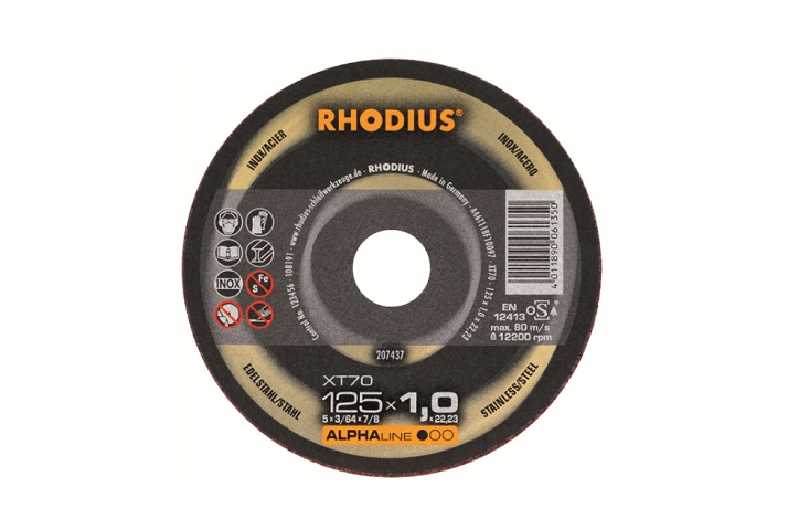 RHODIUS SK.SKIVE 125X1,0 XT70