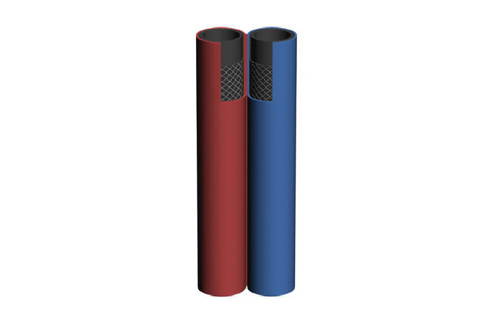 TVILLINGSLANGE 5 MM BL/RD