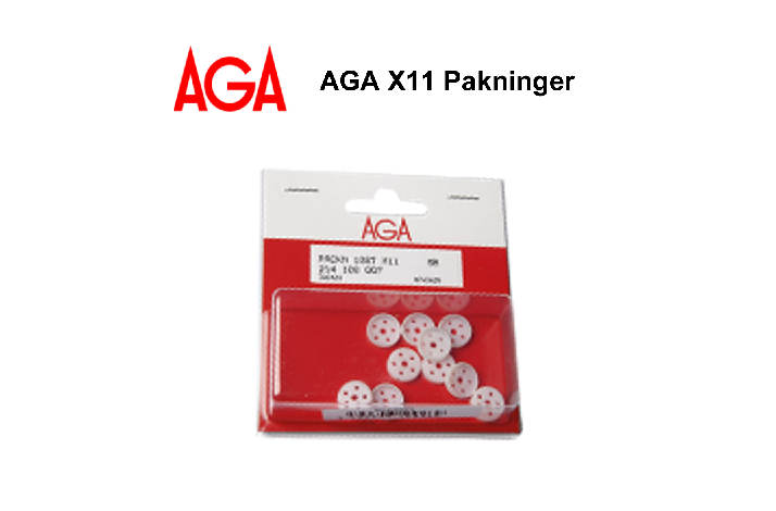 AGA X11 PAKNINGER 10 STK