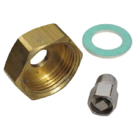 UPONOR SLUTMUFFE M/ LUFTSKRUE 3/4