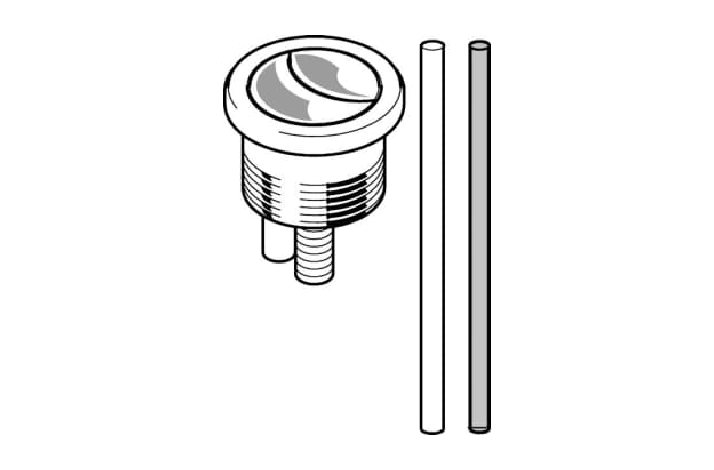 GEBERIT TRYKKNAP 2-SKYL 261200