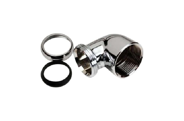 AFGANGSVINKEL CROM 11/4 X 32 MM