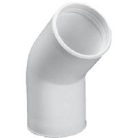 PP VINKEL 45 GR M/M HVID 32 MM