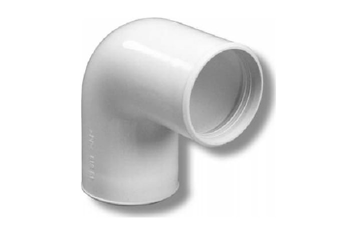 PP VINKEL 90 GR M/M HVID 32 MM