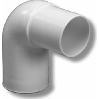 PP VINKEL 90 GR M/N HVID 32 MM