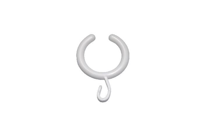 SPRINGRING PLAST HVID