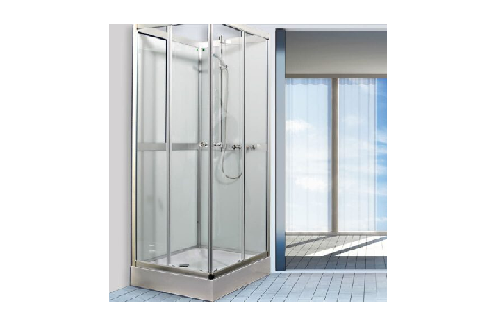 900X900 BRUSEKABINE M/ BUND